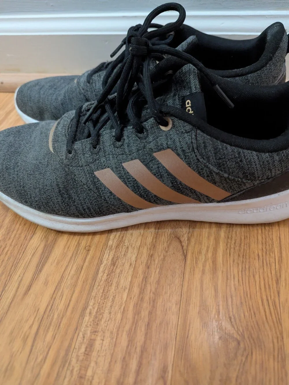 adidas Dark Gray Super Cloud Foam Sneakers